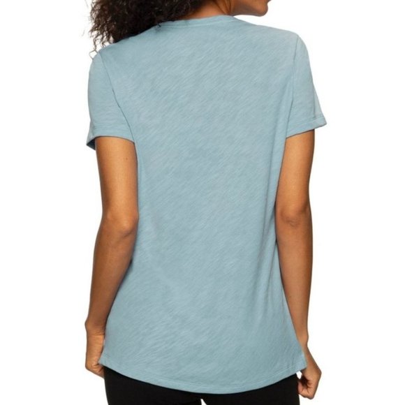 FELINA Felina Lightweight Slub Crewneck Tee - NWT - Lead Color - Picture 2 of 2